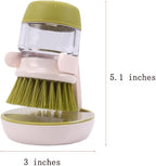 Automatic Liquid Adding Cleaning Brush Multifunctional Kitchen Pot Washing Brush