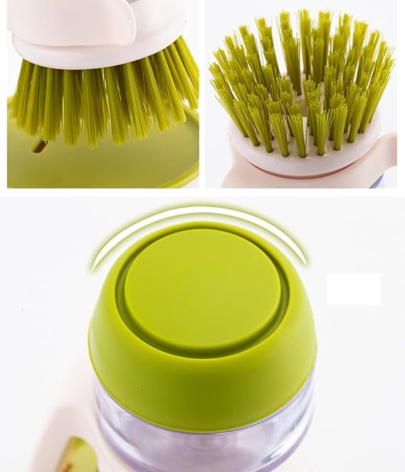 Automatic Liquid Adding Cleaning Brush Multifunctional Kitchen Pot Washing Brush